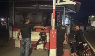 Lakukan Patroli Cipta Kondisi, Team Resmob Polsek Aertembaga Temukan Anak-anak Muda Lagi Miras