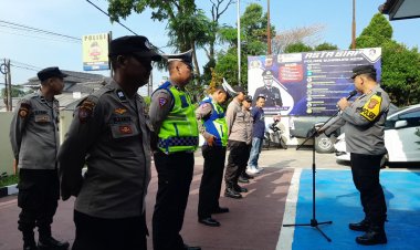 Tingkatkan Kualitas Kinerja, Ini Arahan Kapolsek Saat Apel Pagi