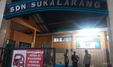 Cegah C3 Di Sekolah, Polisi Polsek Sukalarang Giatkan Patroli Malam