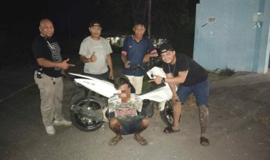 Residivis Pencurian Sepeda Motor di Tangkap Tim Resmob Polsek Maesa dan Paminal Polres Bitung