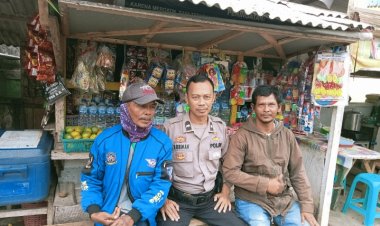 Ajak Jaga Kamtibmas, Unit Samapta Polsek Cireunghas Laksanakan Patroli Pangkalan Ojeg