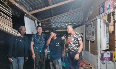 Pengaruh Miras, RM yang Potong Korbannya Pake Samurai Diamankan Resmob Polres Bitung