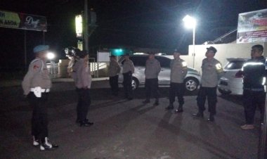 Kapolsek Cireunghas Polres Sukabumi Kota, Pimpin Patroli KRYD Di Sejumlah Lokasi