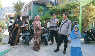 Jalin Silaturahmi, Polsek Cireunghas Polres Sukabumi Kota Laksanakan Patroli Dialogis