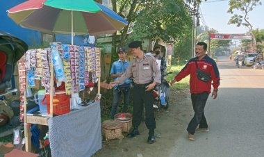 Unit Samapta Polsek Cireunghas, Laksanakan Patroli Dialogis Kepada Warga