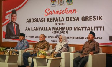 Depan Para Kades Gresik, Ketua DPD RI Paparkan Cara Desa Menjadi Kekuatan Ekonomi