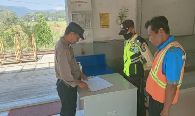 Polsek Cireunghas Polres Sukabumi Kota, Laksanakan Patroli Stasiun Kereta api Cegah Kriminalitas