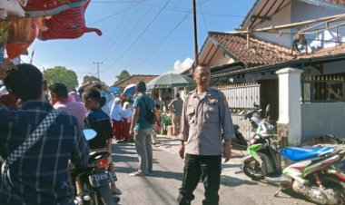 Polsek Cireunghas Polres Sukabumi Kota, Laksanakan Pengamanan Perpisahan Siswa/i Yayasan Al Musthofa