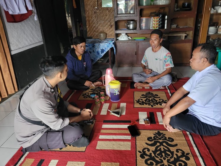 Wujudkan Keamanan Dalam Lingkungan, Bhabinkamtibmas Sambang Warga Binaan