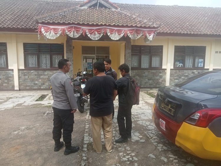 Polsek Sukabumi Lakukan Patroli  Dan Himbau Guru Sekolah