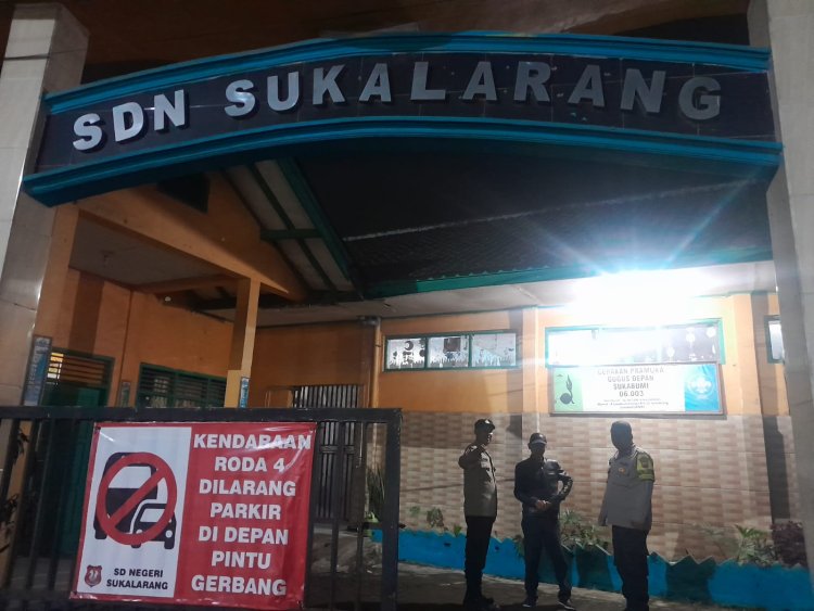 Cegah C3 Di Sekolah, Polisi Polsek Sukalarang Giatkan Patroli Malam