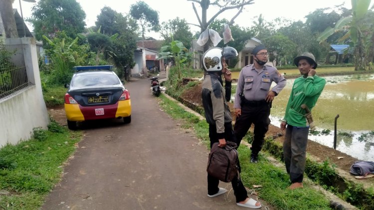 Patroli Rutin Polsek Sukabumi Sambangi Warga Masyarakat