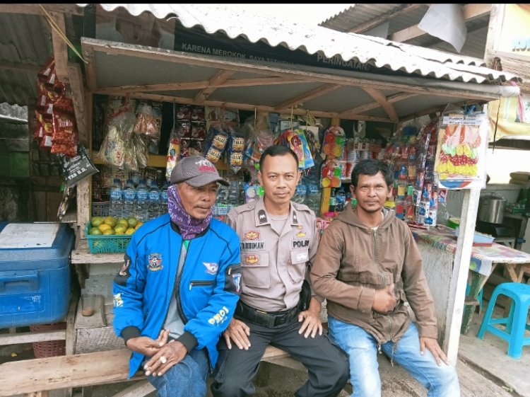 Ajak Jaga Kamtibmas, Unit Samapta Polsek Cireunghas Laksanakan Patroli Pangkalan Ojeg