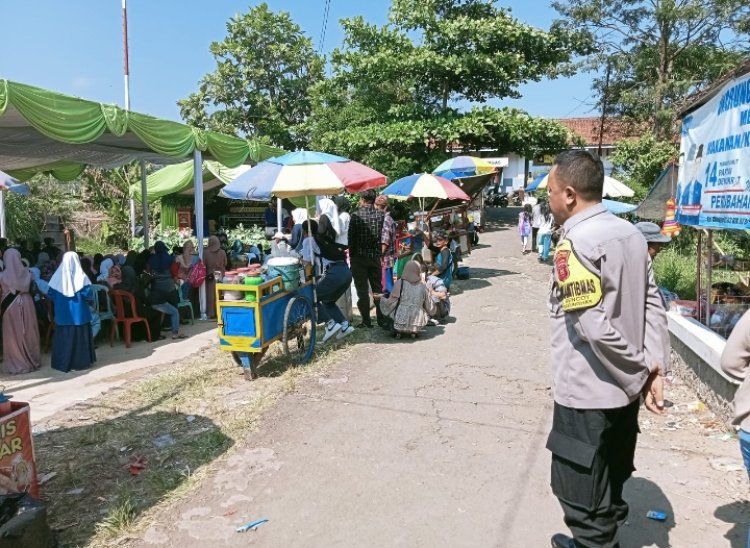 Polsek Cireunghas Polres Sukabumi Kota, Laksanakan Pengamanan Perpisahan Siswa SMP PGRI