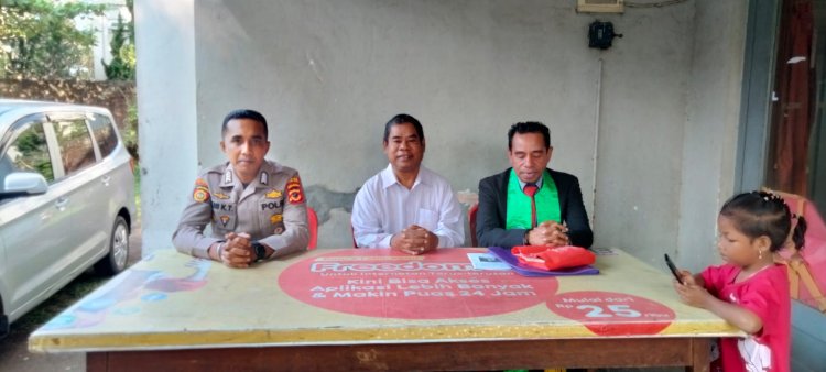 Berikan Rasa Aman,Polsek Cireunghas Polres Sukabumi Kota Laksanakan Pengamanan Gereja