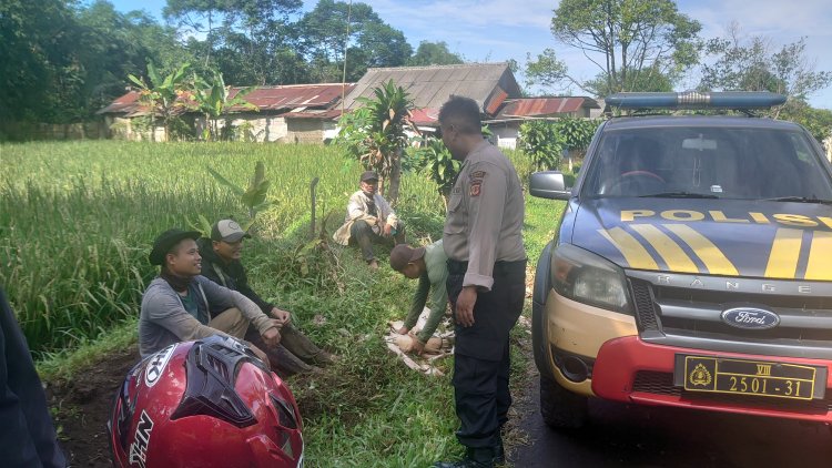 Anggota Polsek Sukabumi Lakukan Patroli dialogis Dengan Warga