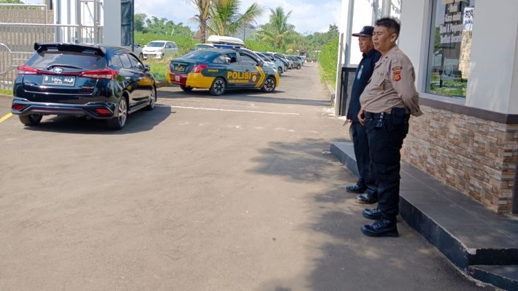 Anggota Polsek Sukabumi Lakukan Patroli himbau Satpam