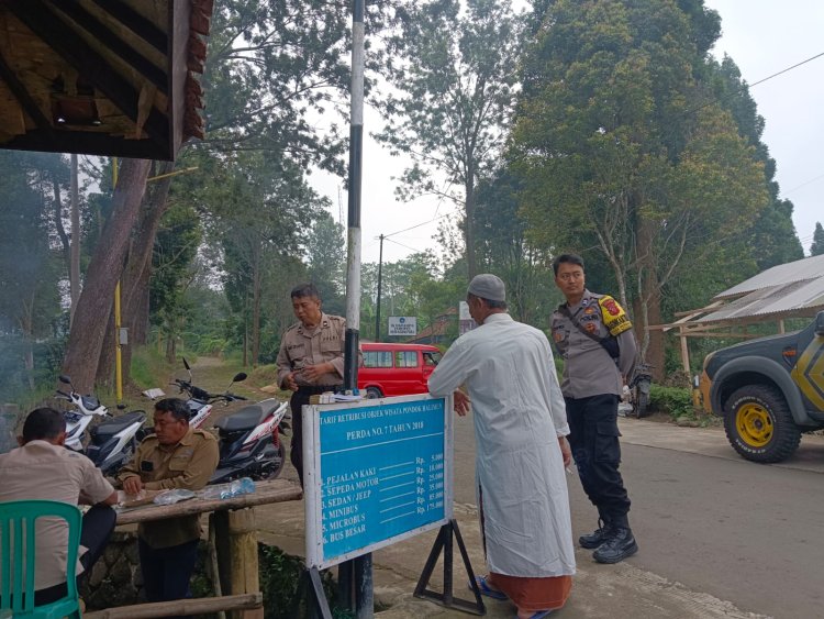 Libur Idul Adha Polsek Sukabumi Lakukan Patroli Ke Tempat Wisata