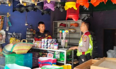 Unit Samapta Polsek Cireunghas Polres Sukabumi Kota, Laksanakan Patroli Dialogis Sambang Warga