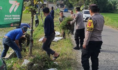 Polsek Cireunghas Peduli Lingkungan, Pembersihan Sampah