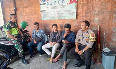 Sambangi Warga, Bhabinkamtibmas Dan Babinsa Sampaikan Himbauan Kamtibmas