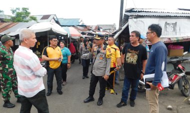 Pedagang Dibebaskan Bayar Lapak, Kapolres Akan Minta ATR/BPN Cek Legalitas Kepemilikan dan Pengukuran Kembali