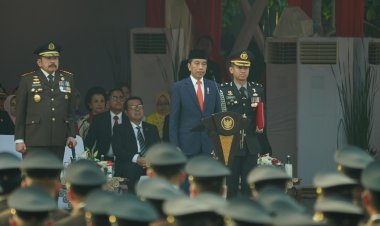 Presiden RI Memimpin Upacara Hari Bhakti Adhyaksa ke-63 Tahun 2023