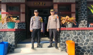 Pam Gereja, Sudah Menjadi Rutinitas Anggota Polsek Warudoyong