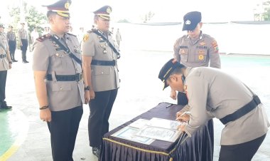 Pimpinan Sertijab, AKBP Tommy Souissa : Selamat Bertugas dan Berjuang Untuk Bangsa