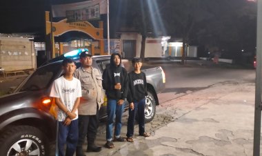 Polsek Kebonpedes Laksanakan Patroli Malam Hari,Guna Cegah Curanmor