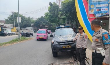 Kapolsek Kebonpedes Pimpin Patroli,Guna Mencegah Tawuran Antar Pelajar