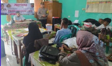 Kapolsek Sukalarang Laksanakan Giat Ngariung Bersama Masyarakat