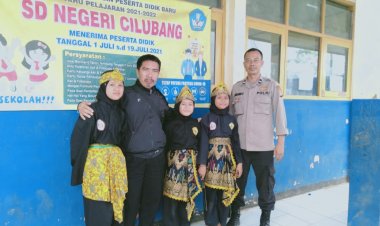 Polsek Cireunghas Polres Sukabumi Kota,Gelar Police Goes To School Ke SDN Cilubang