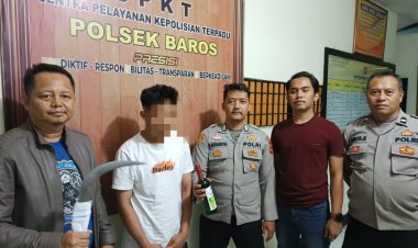 Polsek Baros Polres Sukabumi Kota, Amankan Pemuda Tanggung Yang Bawa Senjata Tajam