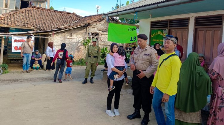 Unit Potroli Polsek Sukabumi Lakukan Pengamanan Kegiatan Masyarakat