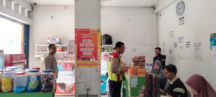 Sat Samapta Polsek Cireunghas Polres Sukabumi Kota, Laksanakan Patroli Perbankan Cegah Aksi Kriminalitas