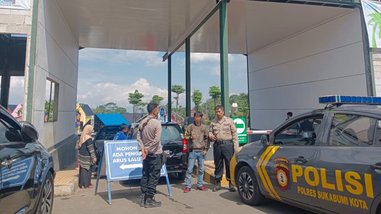 Cegah Kemacetan Polsek Sukabumi  Patroli Ke Wisata Oasis