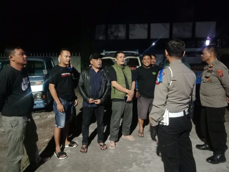 Cegah Aksi Kejahatan Di Perkantoran Dan Perindustrian,Polsek Sukalarang Giatkan Patroli Malam