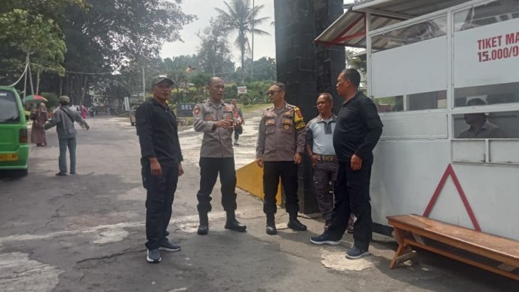 Patroli Tempat Wisata, Polsek Sukabumi Berikan Rasa Aman Kepada Pengunjung