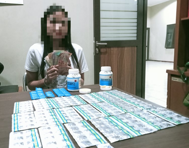 Polsek Cireunghas Amankan Perempuan Muda Yang Edarkan Obat Berbahaya