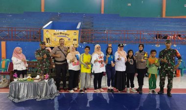 Kapolsek Warudoyong Hadiri Giat Aksi Bergizi Tingkat PKM Pabuaran