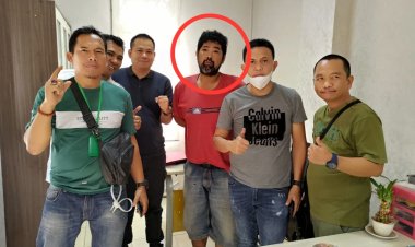 Tim Tabur Kejaksaan Agung Bersama Tim Intelijen Kejaksaan Tinggi Bangka Belitung Berhasil Mengamankan Tersangka AP
