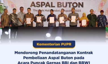 Kementerian PUPR Dorong Pemanfaatan Aspal Buton dalam Pembangunan Infrastruktur Jalan di Indonesi