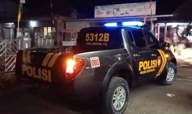 Polsek Cireunghas Polres Sukabumi Kota Tingkatkan Pelaksanaan Patroli Pada Jam Rawan.