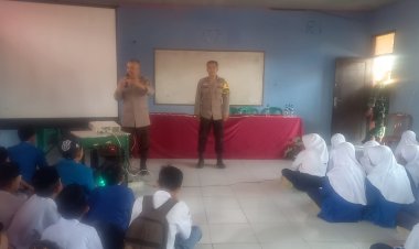 Antisipasi Tawuran Antar Pelajar,Polsek Cibeureum Berikan Himbauan Kamtibmas