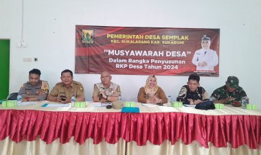 Kegiatan Musyawarah Desa  Dalam Rangka RKP Desa  Semplak Tahun 2024