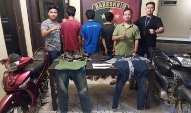 Terekam CCTV, 3 Pemuda di Tegineneng Diamankan Polisi