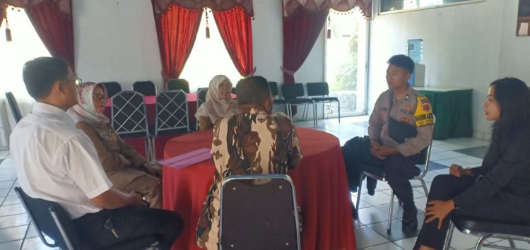 Bhabinkamtibmas Polsek Sukabumi Temui Pengelola Penginepan Berikan Himbauan Kamtibmas