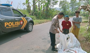 Polsek Cireunghas Polres Sukabumi Kota, Laksanakan Cek Dan Olah TKP Pencurian
