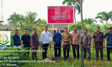 Penitipan Aset Hasil Sita Eksekusi  Milik Terpidana BENNY TJOKROSAPUTRO  di Deli Serdang